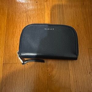 RADLEY LONDON Black Zip-Around Leather Coin Wallet